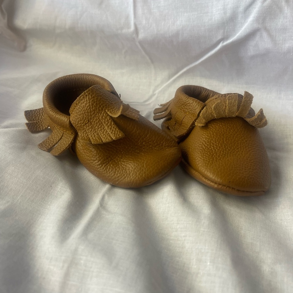Bird rock baby moccasins